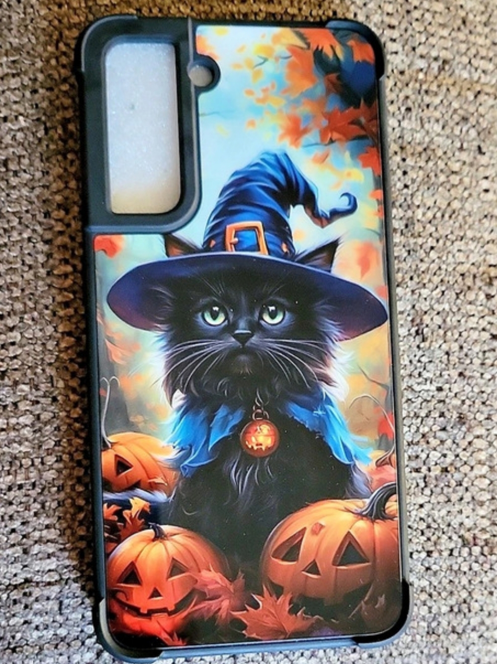 Halloween Black Cat Phone Case Samsung S21 FE NWT